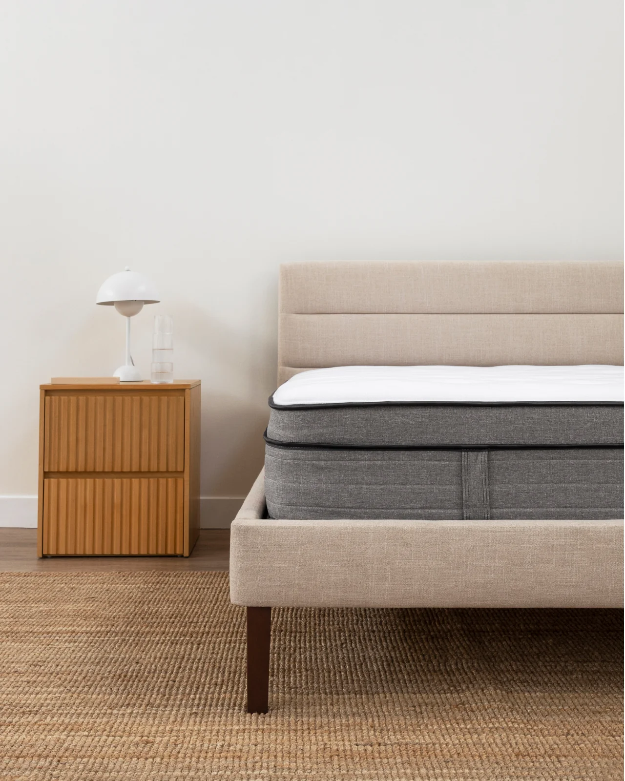 Channel Upholstered Bed Frame - Image 5