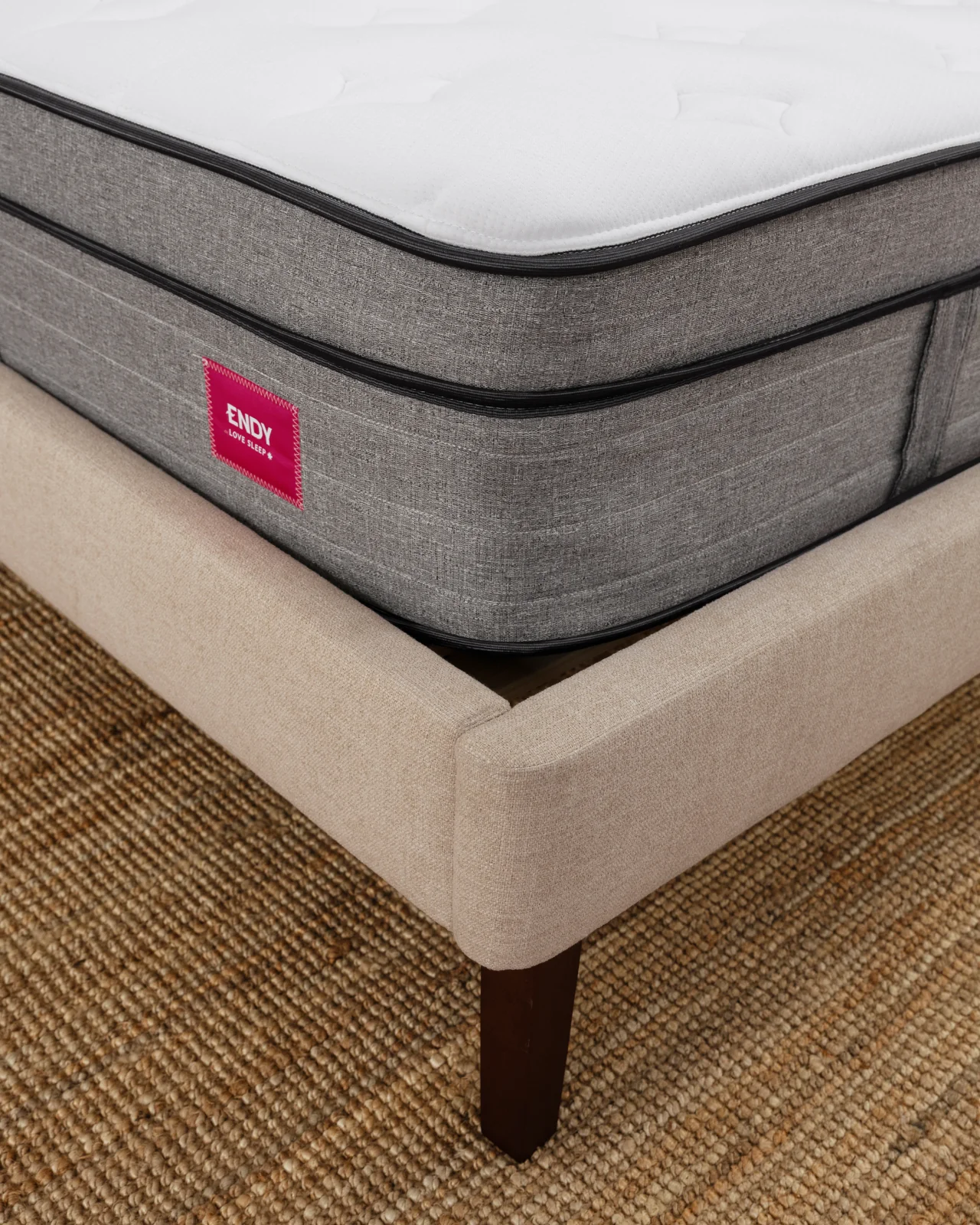 Channel Upholstered Bed Frame - Image 8