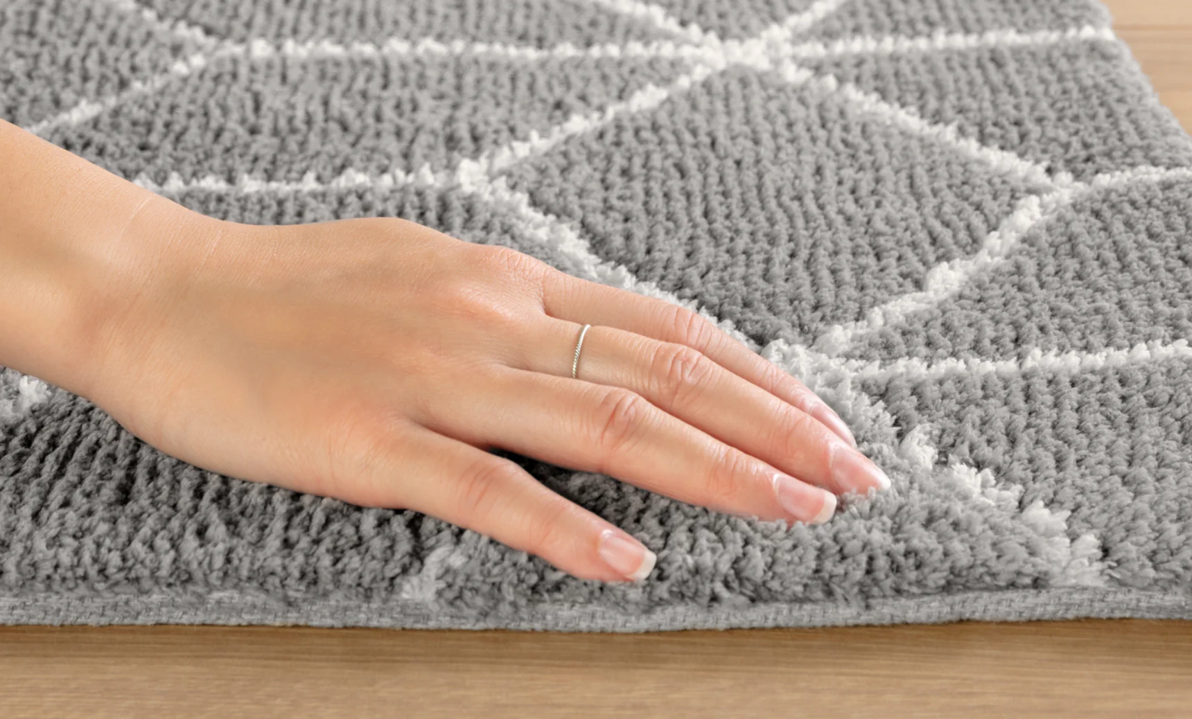 Grey Geometric Rug - Image 4