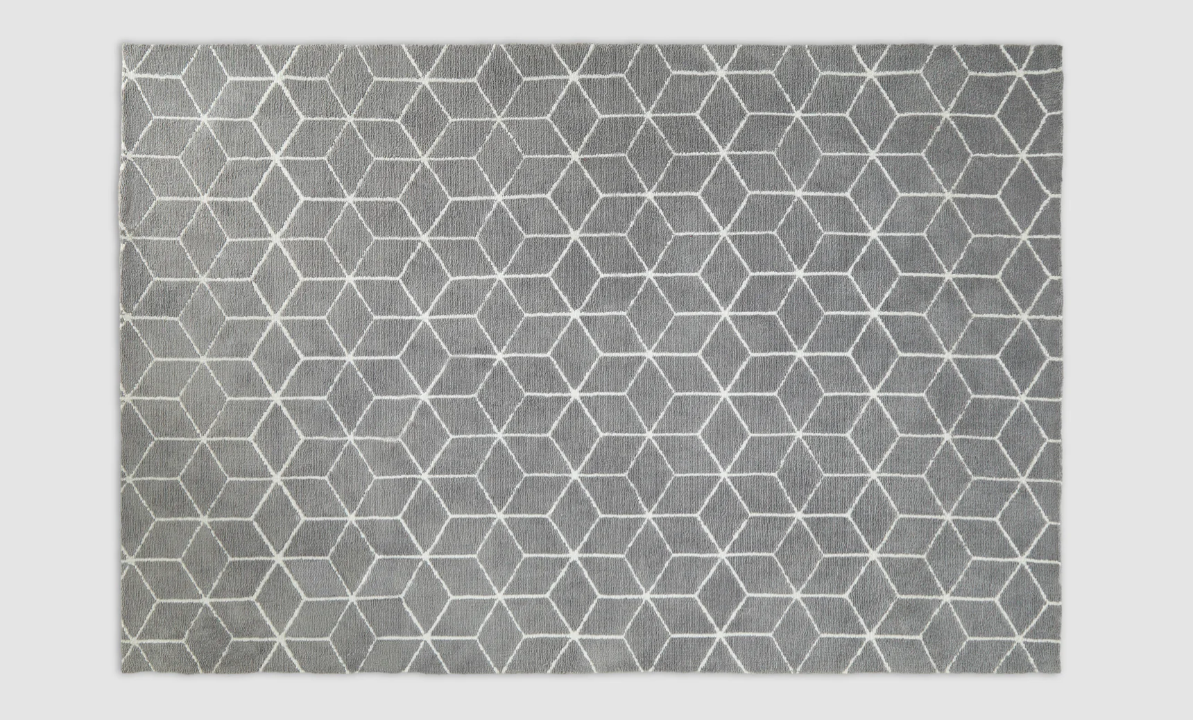 Grey Geometric Rug - Image 5