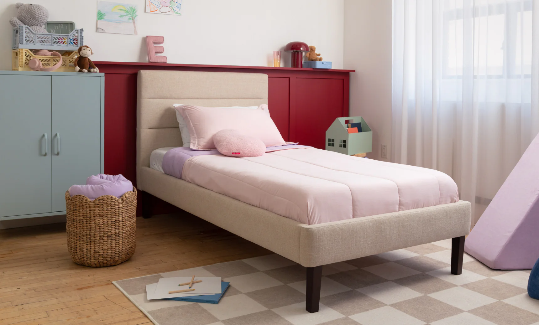 Kids Channel Upholstered Bed Frame - Image 5