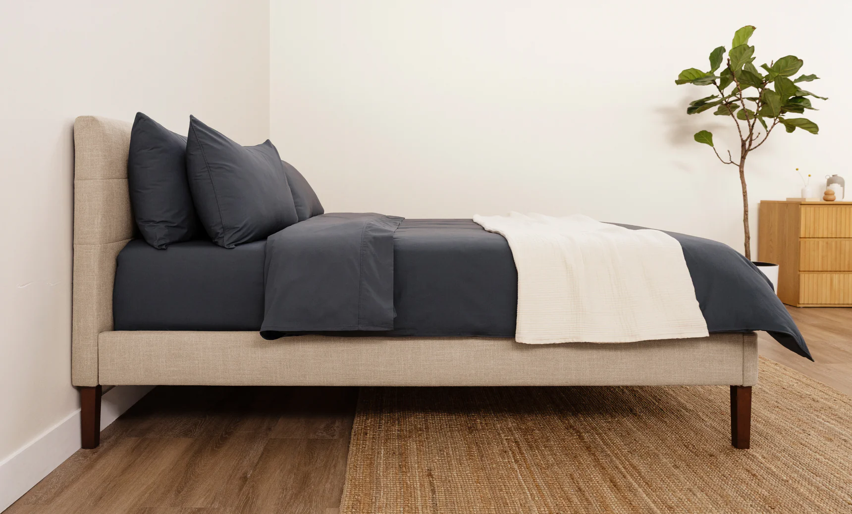 Tufted Upholstered Bed Frame - Image 12