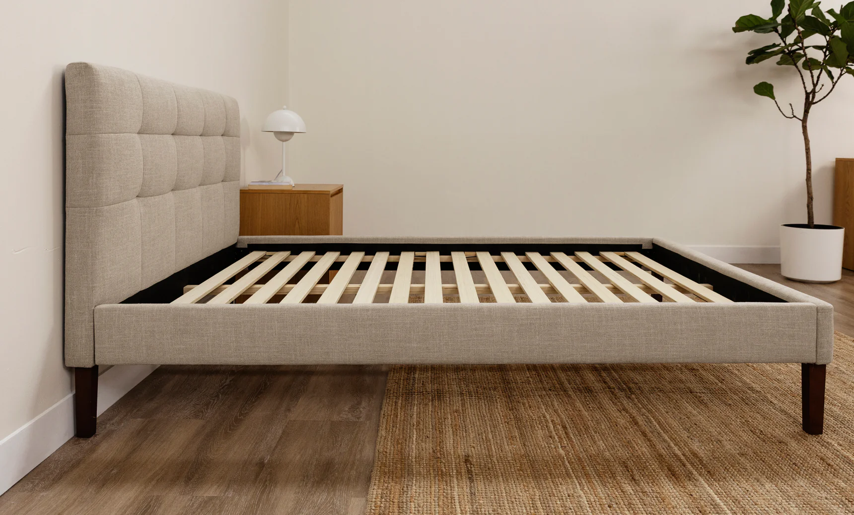 Tufted Upholstered Bed Frame - Image 14