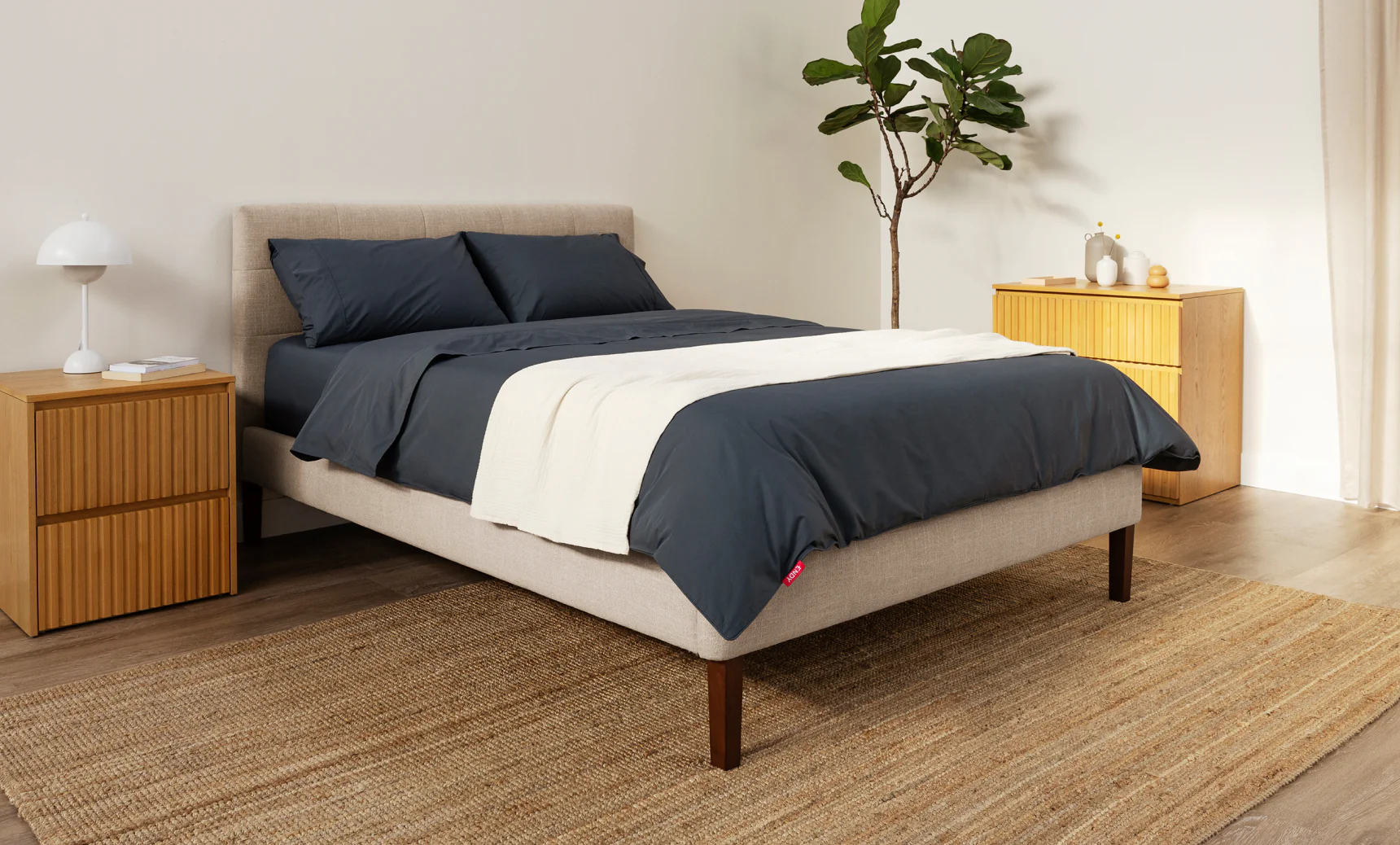 Tufted Upholstered Bed Frame - Image 9